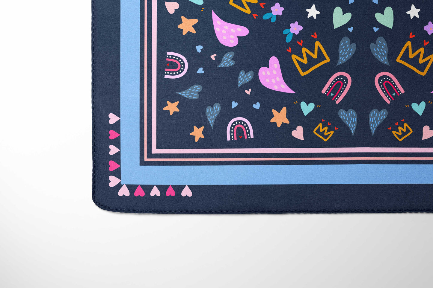 Navy Rainbow Kids Hijab