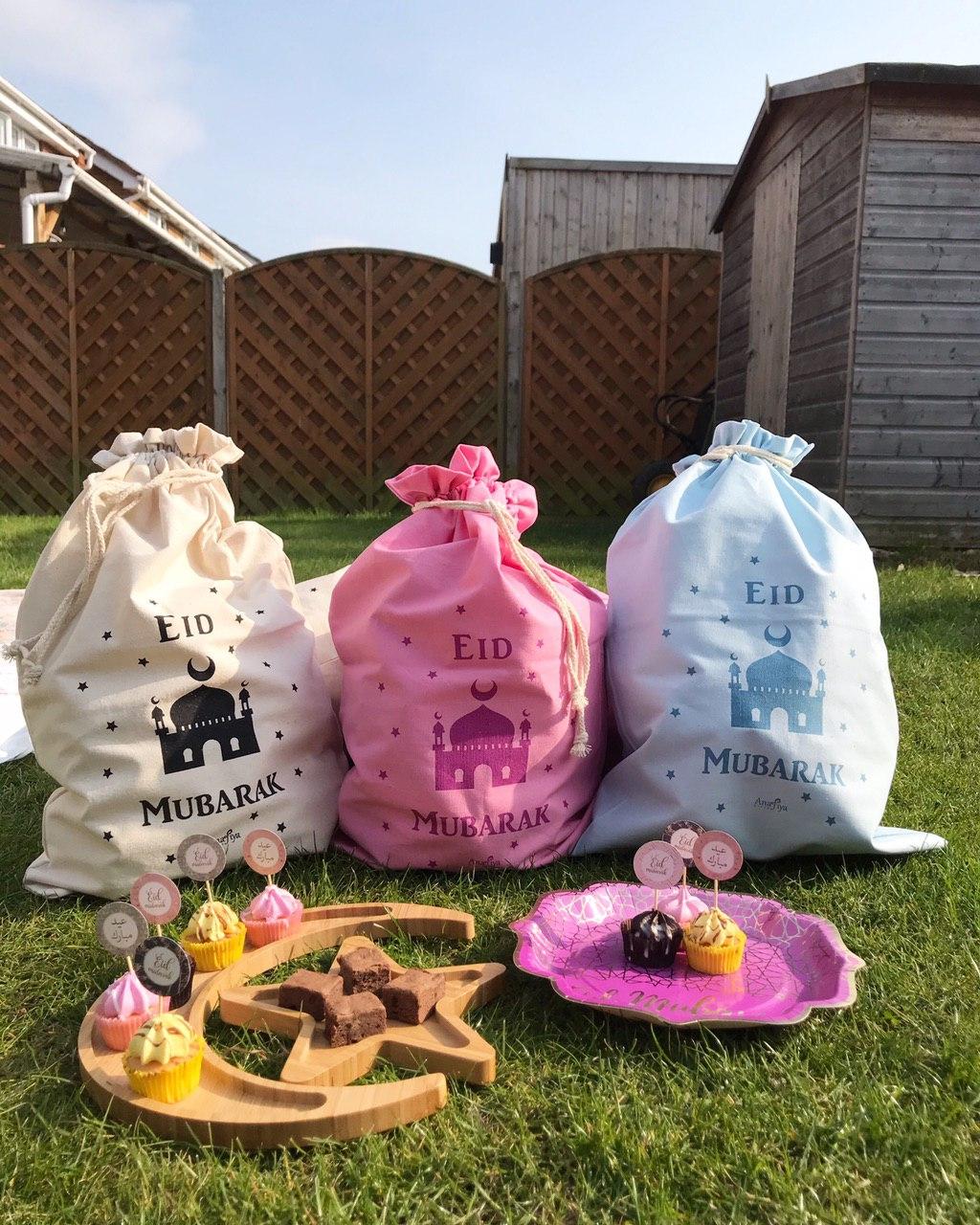 Eid Gift Sack - Pink - Anafiya Gifts