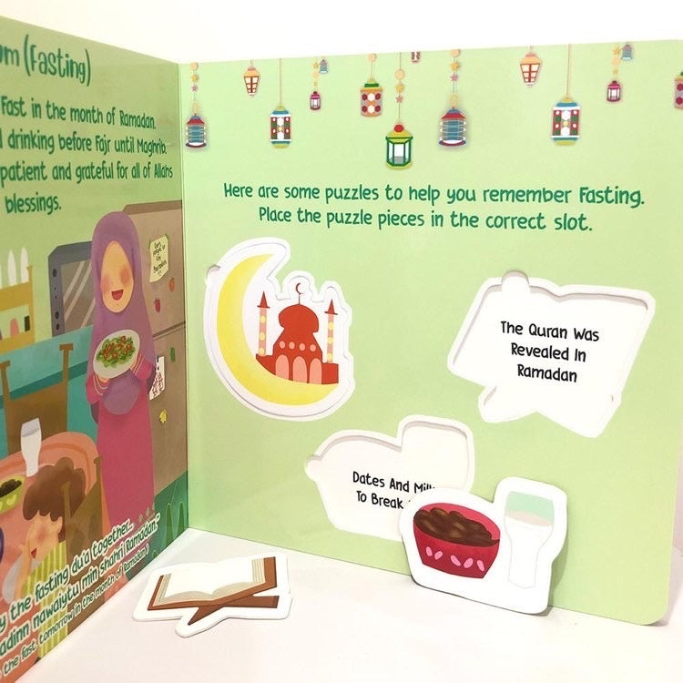 My First Puzzle Book On Five Pillars of Islam - Anafiya Gifts