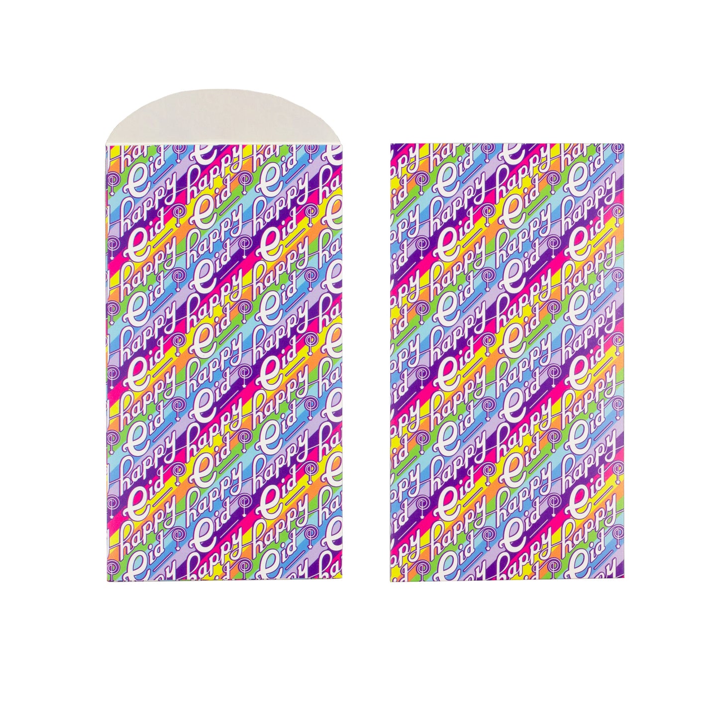 Rainbow Happy Eid Gift Envelopes - 5pk