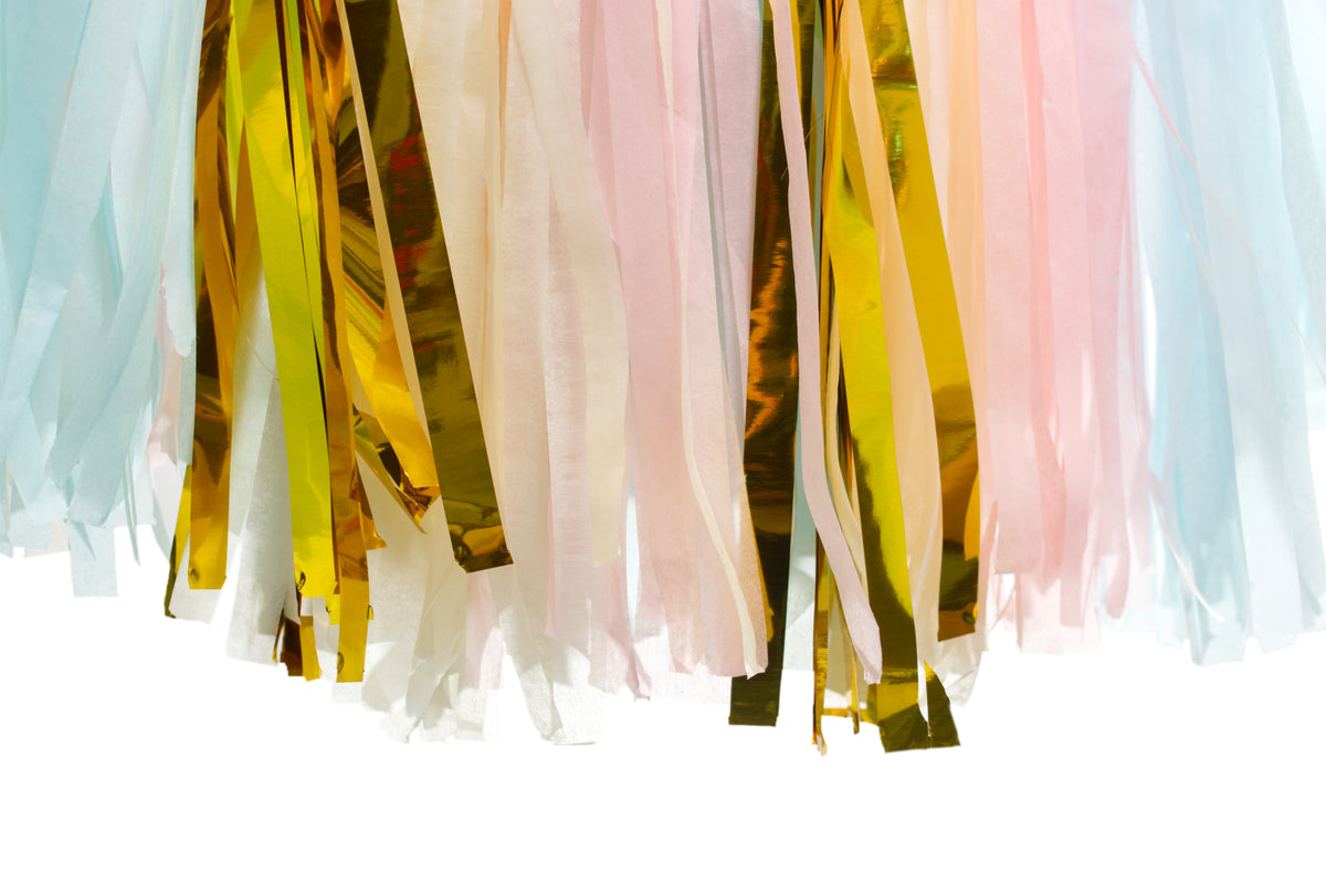 Pastel and Gold Tassels - 20pcs