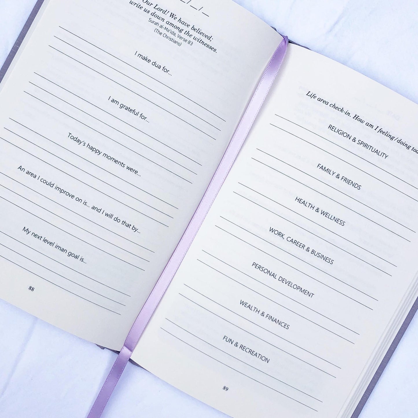 The Dua Journal - Quranic Reflections - Anafiya Gifts