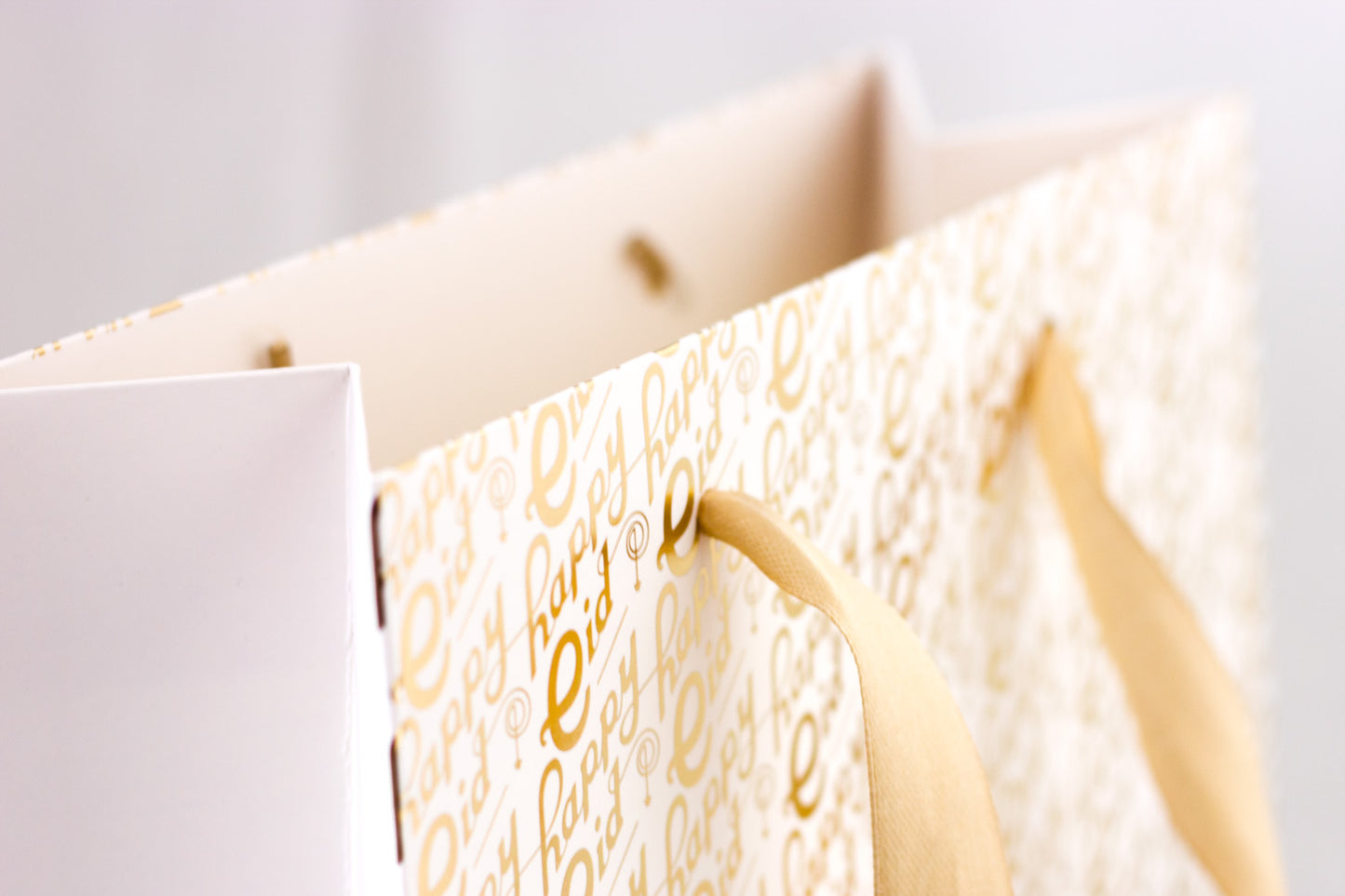 Gold Foil Happy Eid Gift Bag