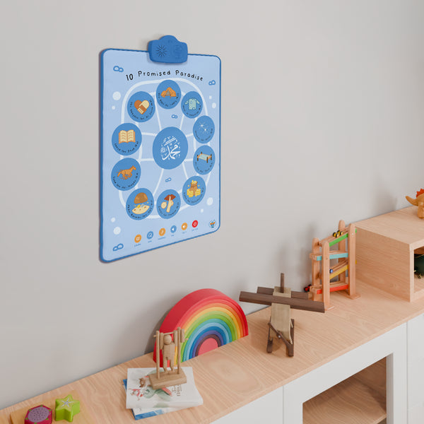 10 Promised Paradise Interactive Islamic Wall Art & Talking Poster