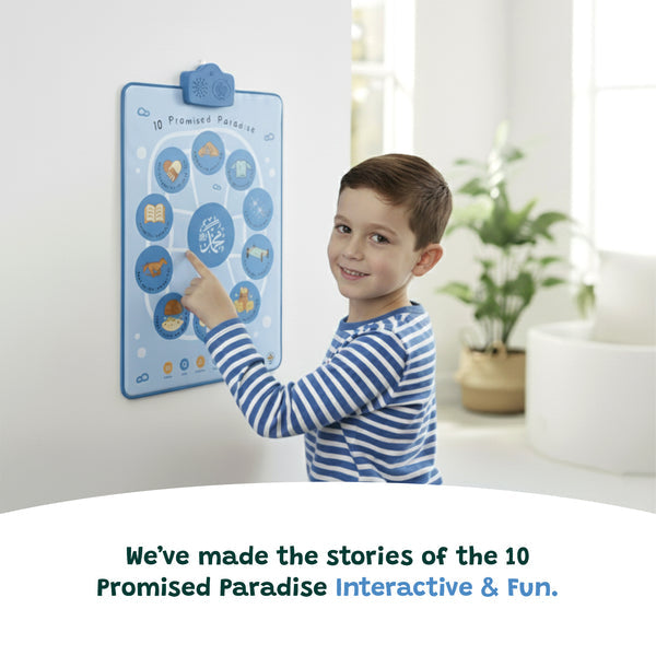 10 Promised Paradise Interactive Islamic Wall Art & Talking Poster