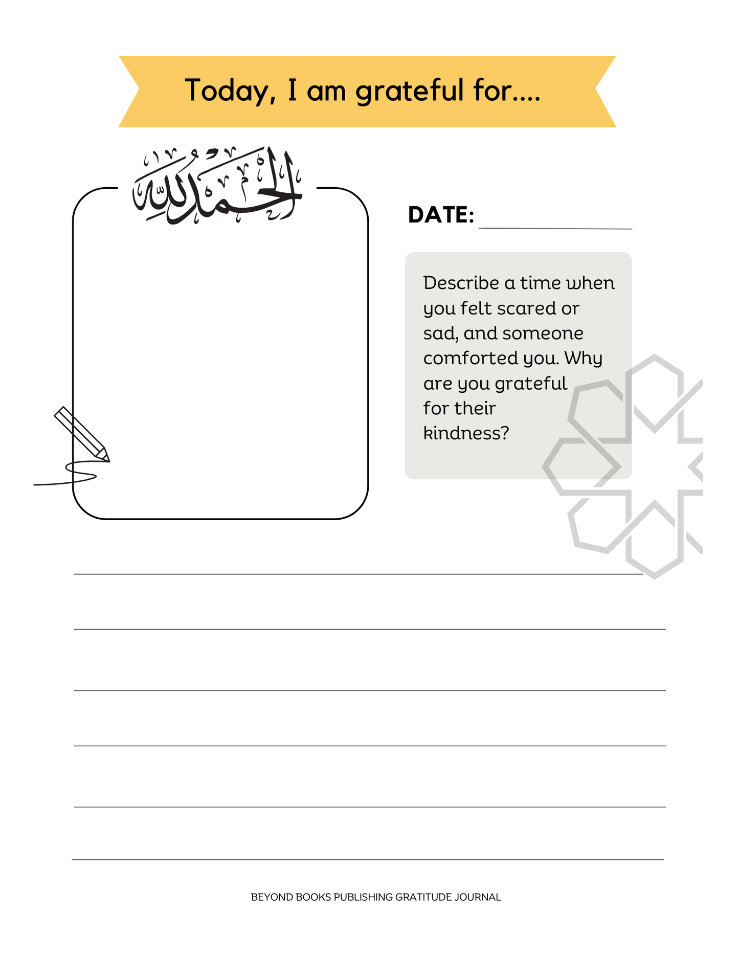 My Alhamdulillah Gratitude Journal: Masjid Domes and Minarets