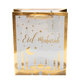 Eid Gift Bag - White & Gold Stars