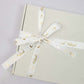 Eid Gift Ribbon - White & Gold Stars