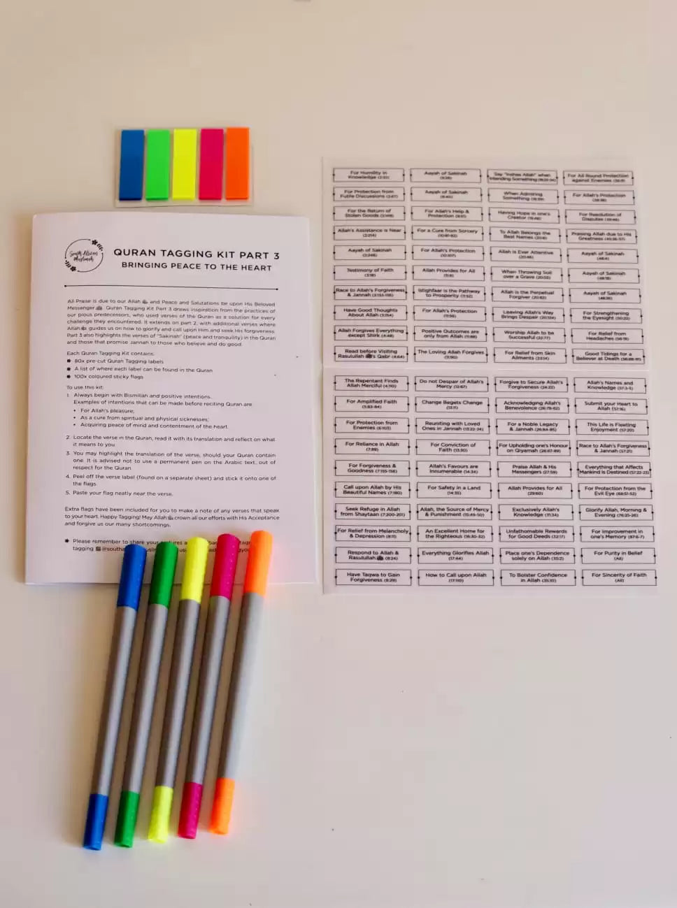 Quran Tagging Kit Bundle - Part 1, 2 and 3