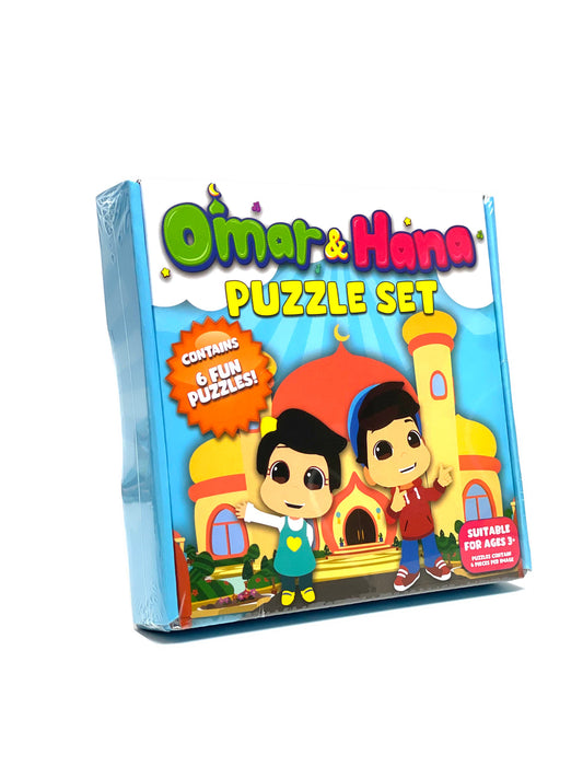 Omar and Hana - Learn & Play Puzzle Set - 6 Puzzles