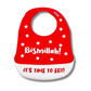 Bismillah Baby Bib - Red