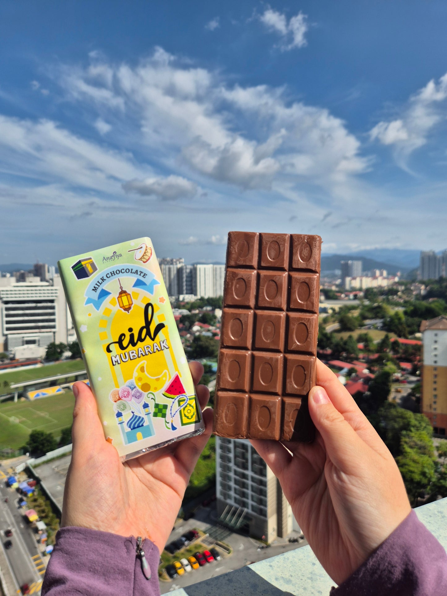 Eid Mubarak Milk Chocolate Bar - Eid 2026