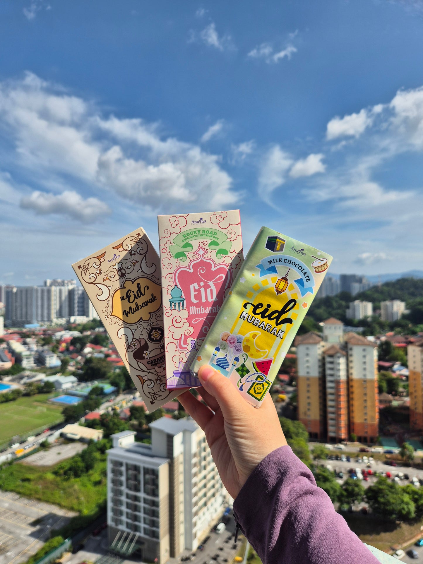 Eid Chocolate Bars Bundle of 3 - Eid 2026 - Anafiya Gifts