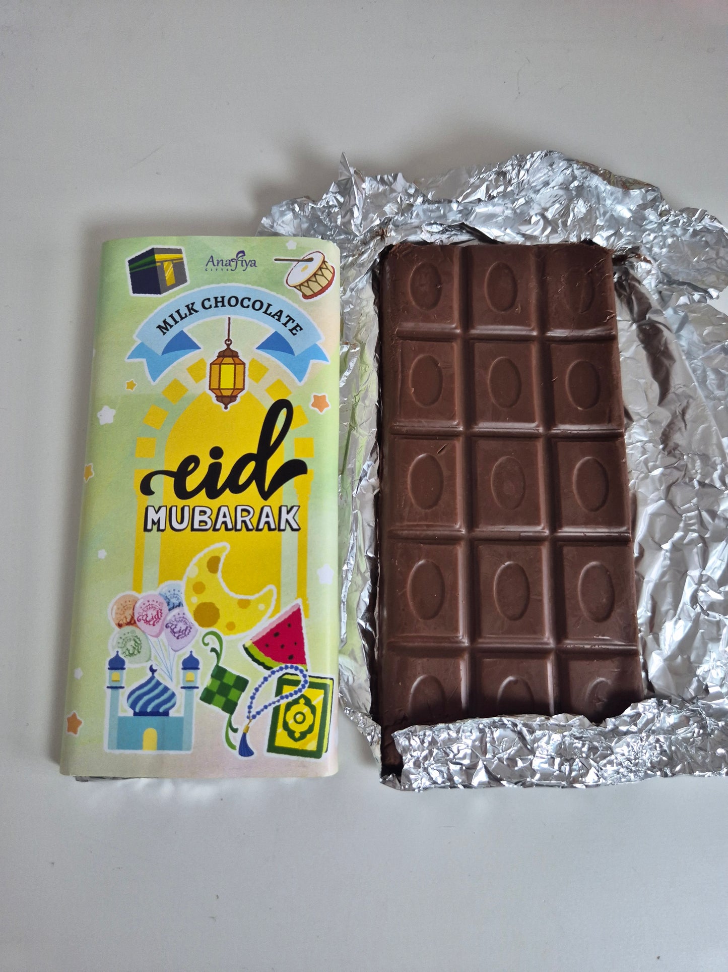Eid Mubarak Milk Chocolate Bar - Eid 2026