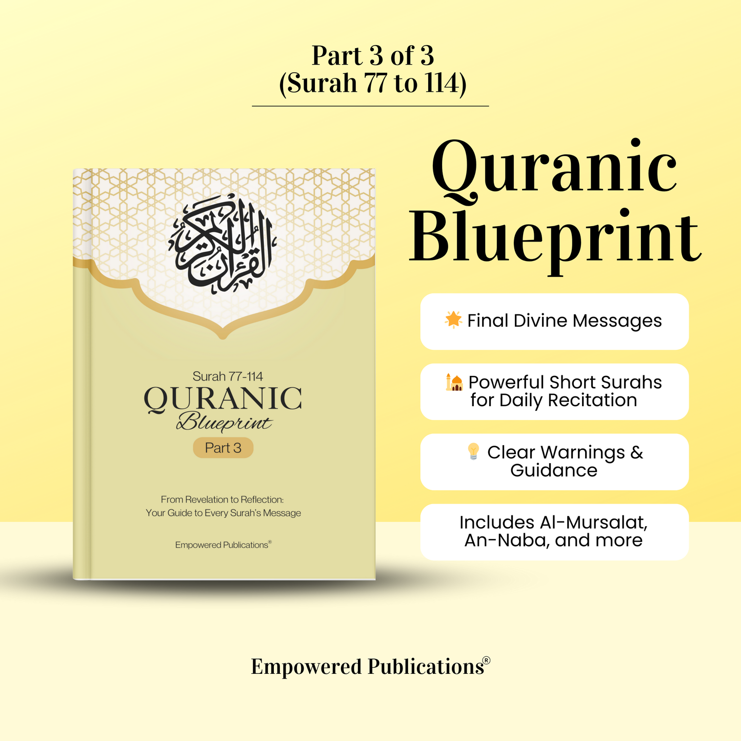 Quranic Blueprint - One Page Surah Outline (A4) - New Updated Version