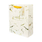 Eid Gift Bag - White & Gold Marble