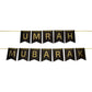 Umrah Mubarak Banner - Black & Gold
