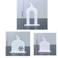 Acrylic Masjid 3 Piece Set - White