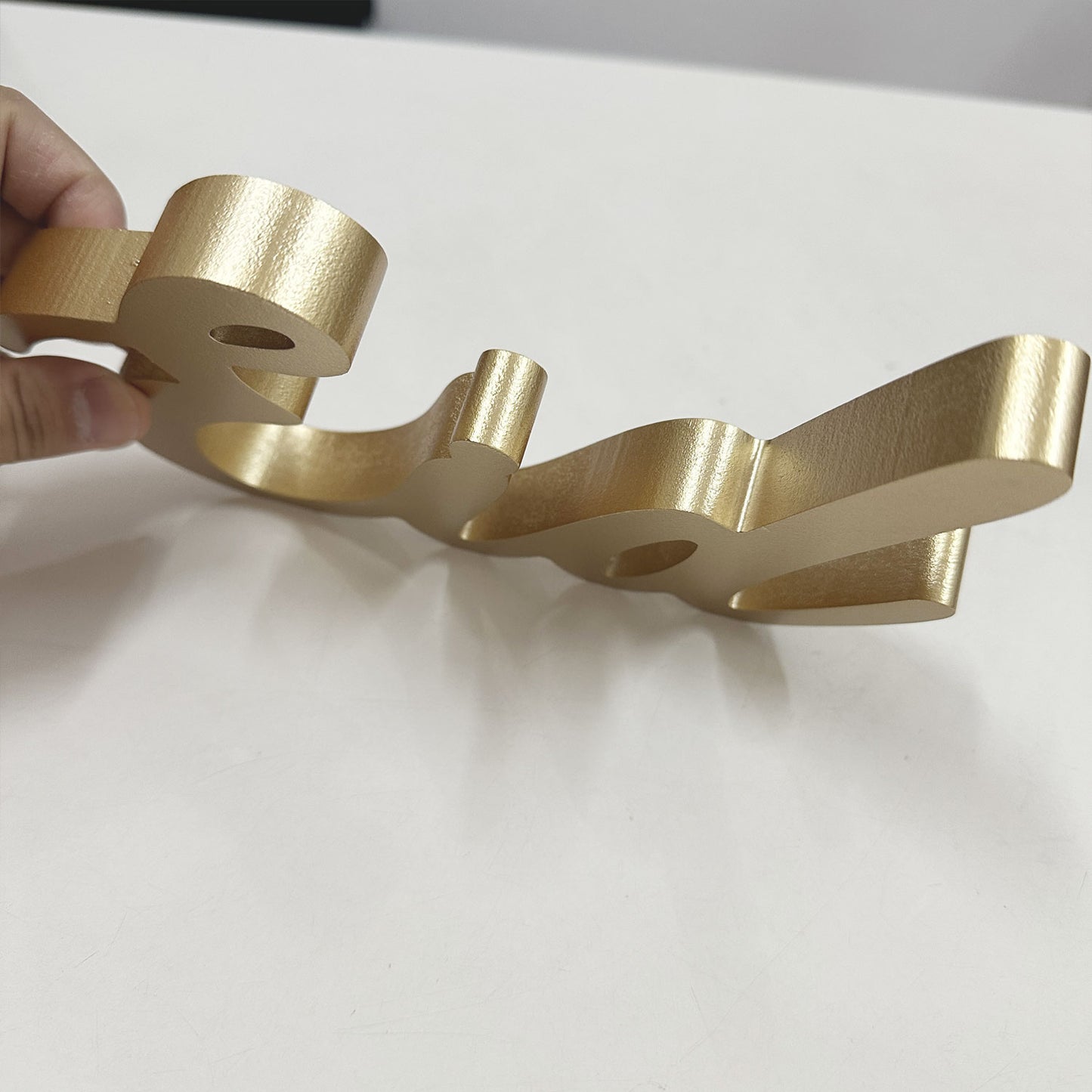 Wooden Eid Sign - Gold