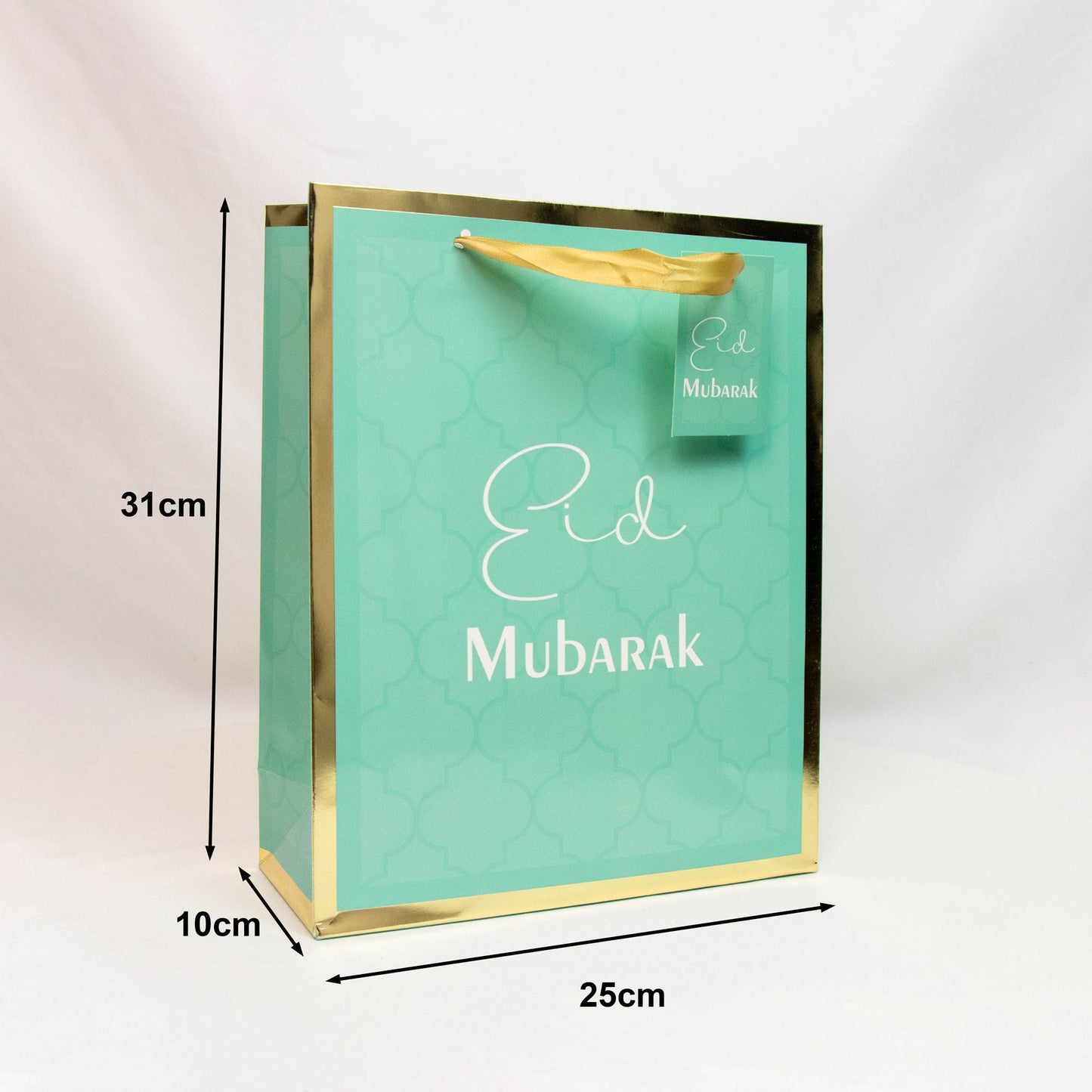 Eid Gift Bag - Green & Gold