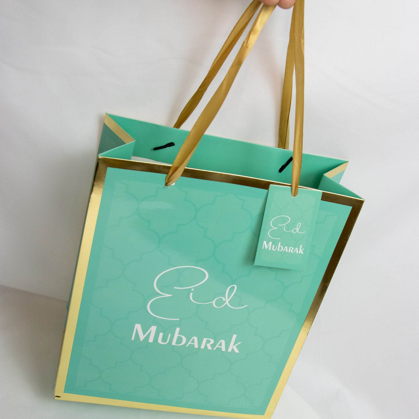 Eid Gift Bag - Green & Gold