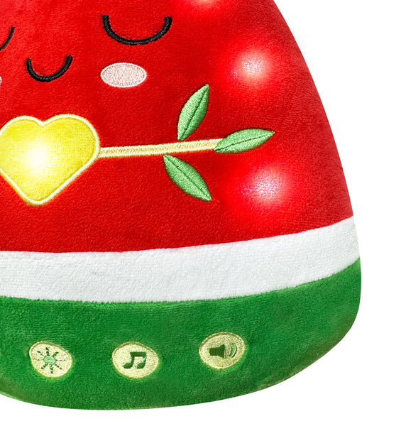 Nūr the Watermelon - Light-Up Interactive Islamic Plushie with Surahs, Duas & More