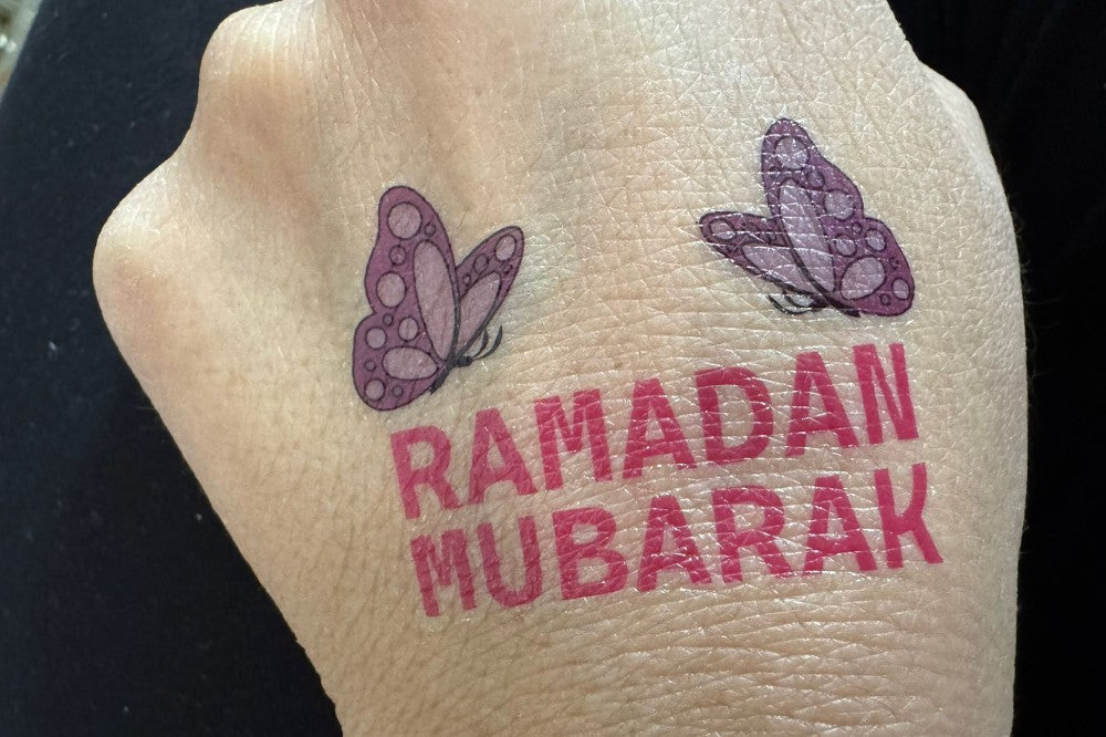 Kids Ramadan & Eid Tattoo Sheet - Girls