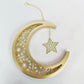 Hanging Crescent Decoration - Ramadan & Eid - Gold