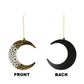 Hanging Moon Decoration - Ramadan & Eid - Black & Gold