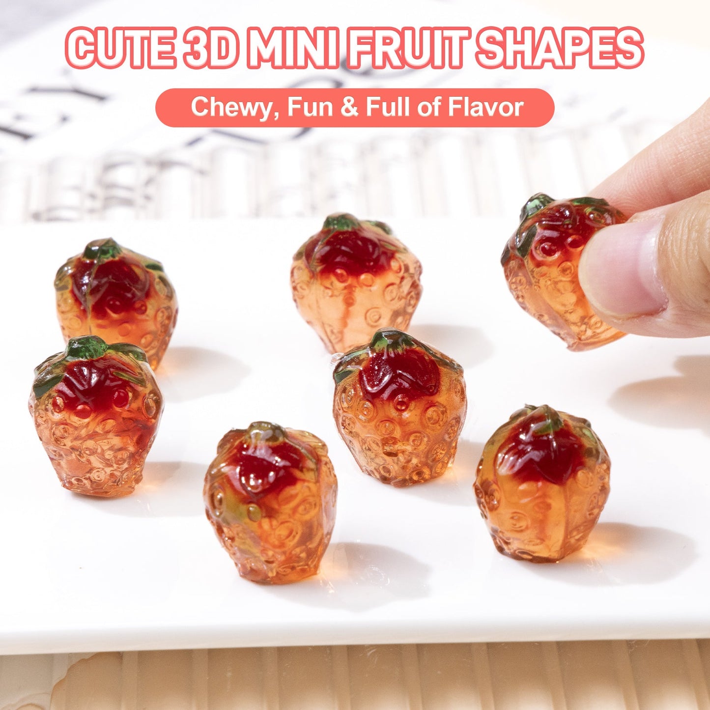 4D Fruit Gummy - Strawberry Burst