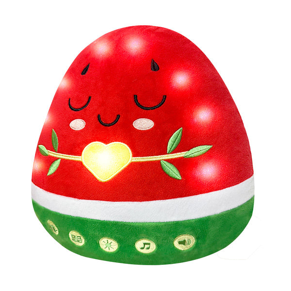 Nūr the Watermelon - Light-Up Interactive Islamic Plushie with Surahs, Duas & More