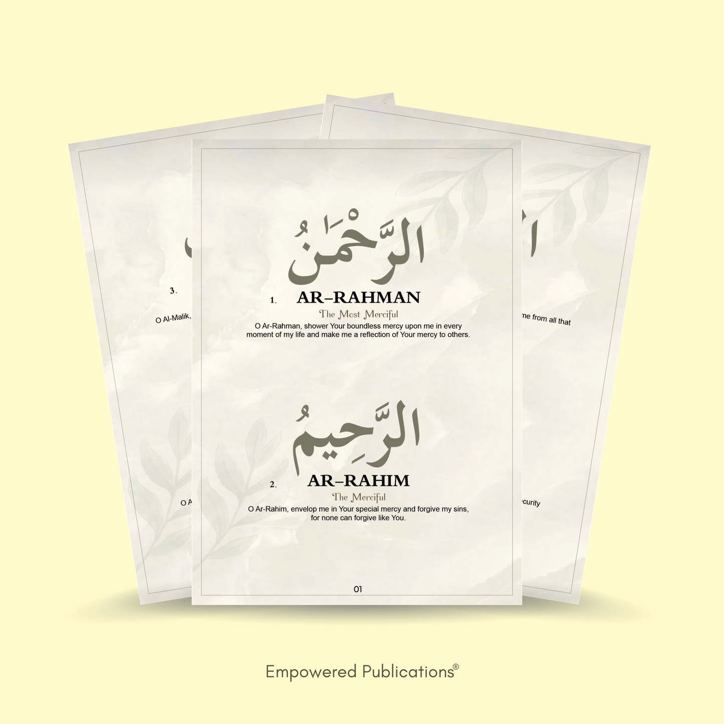 99 Names Of Allah - A6 Pocket Size