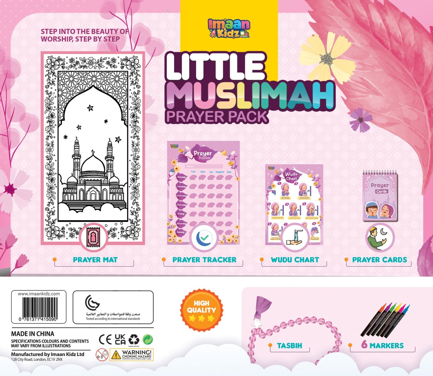 Super Muslimah Prayer Pack - Pink