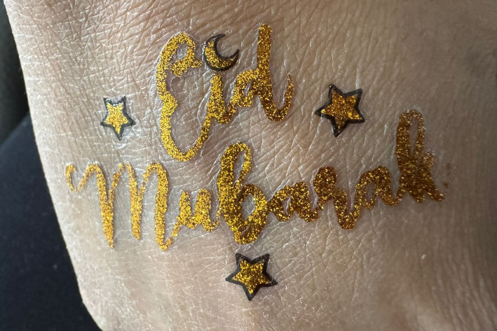 Kids Ramadan & Eid Tattoo Sheet - Girls