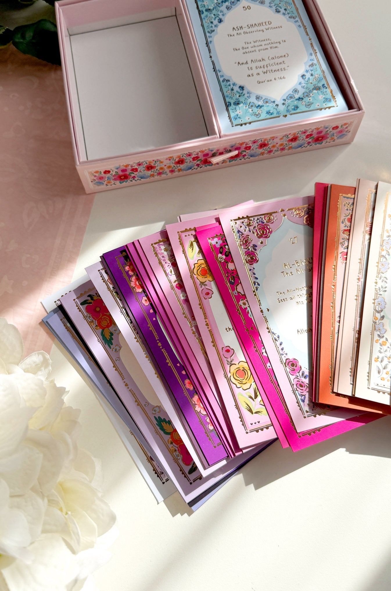 99 Names of Allah - Mini Prints with Drawer Box