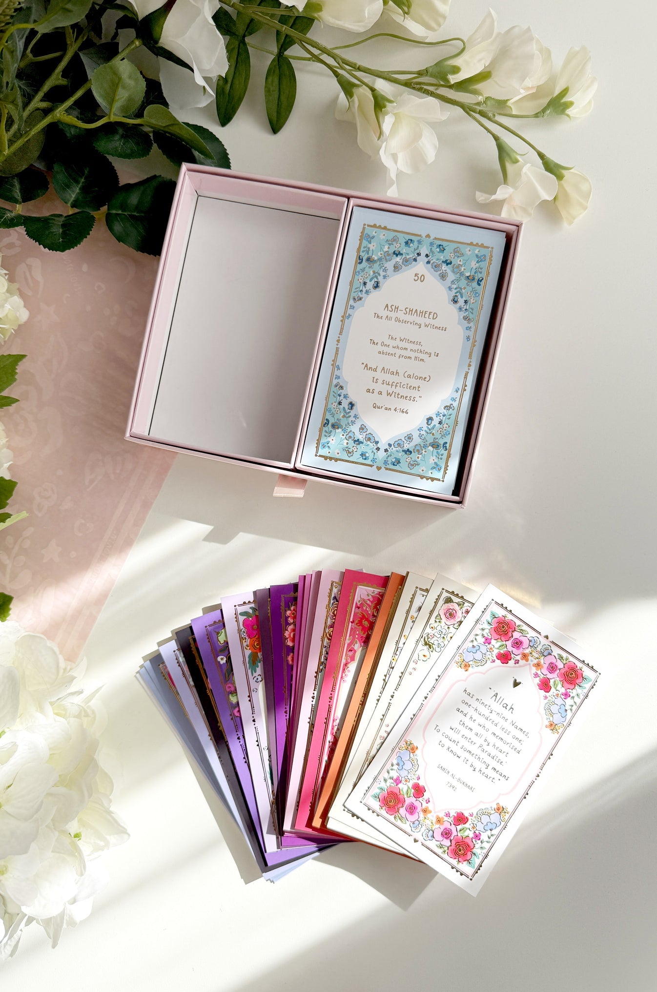 99 Names of Allah - Mini Prints with Drawer Box