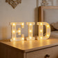 Eid Letter Lights - White