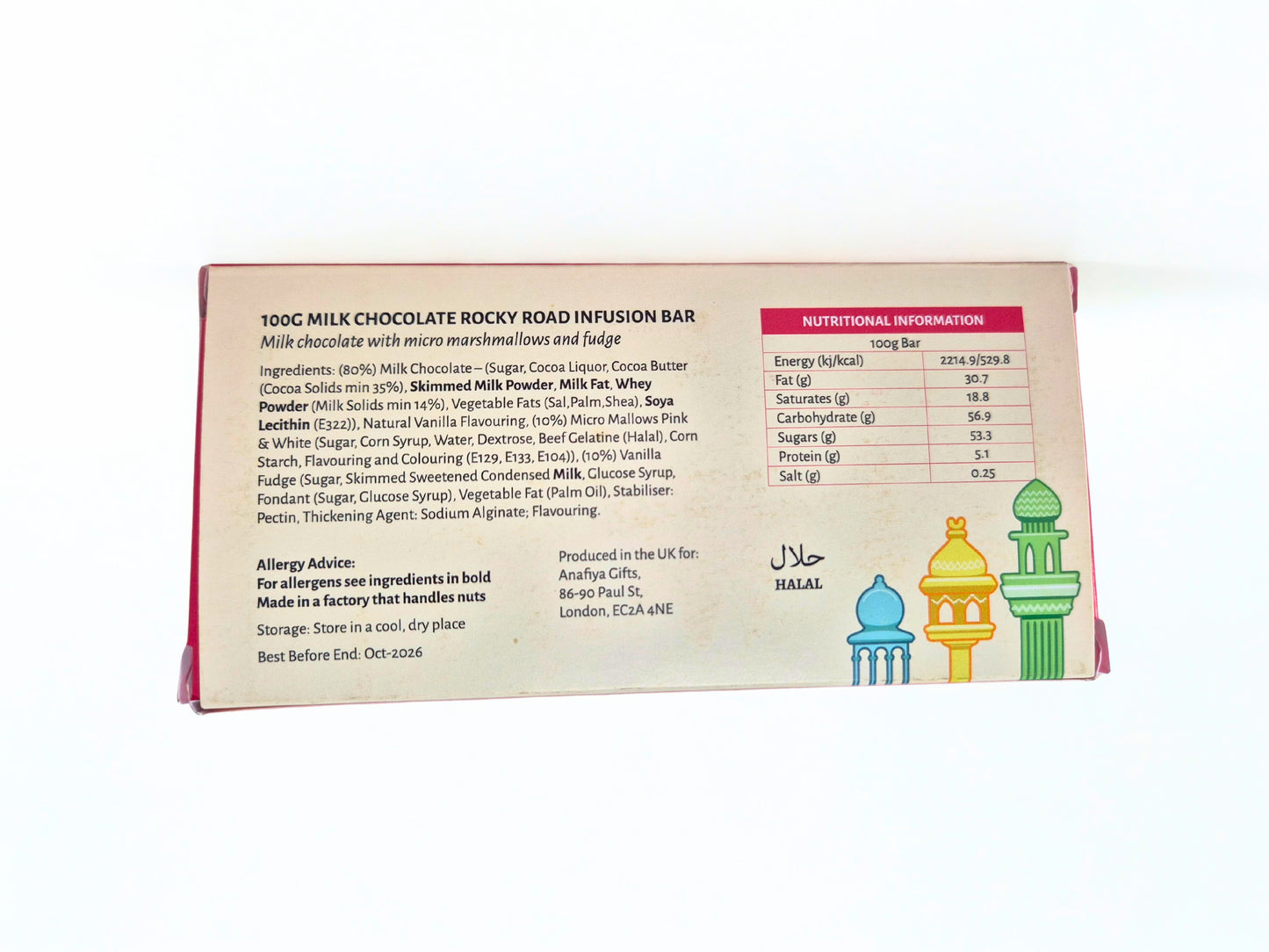 Rocky Road Loaded Chocolate Bar - Eid 2026