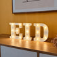 Eid Letter Lights - White