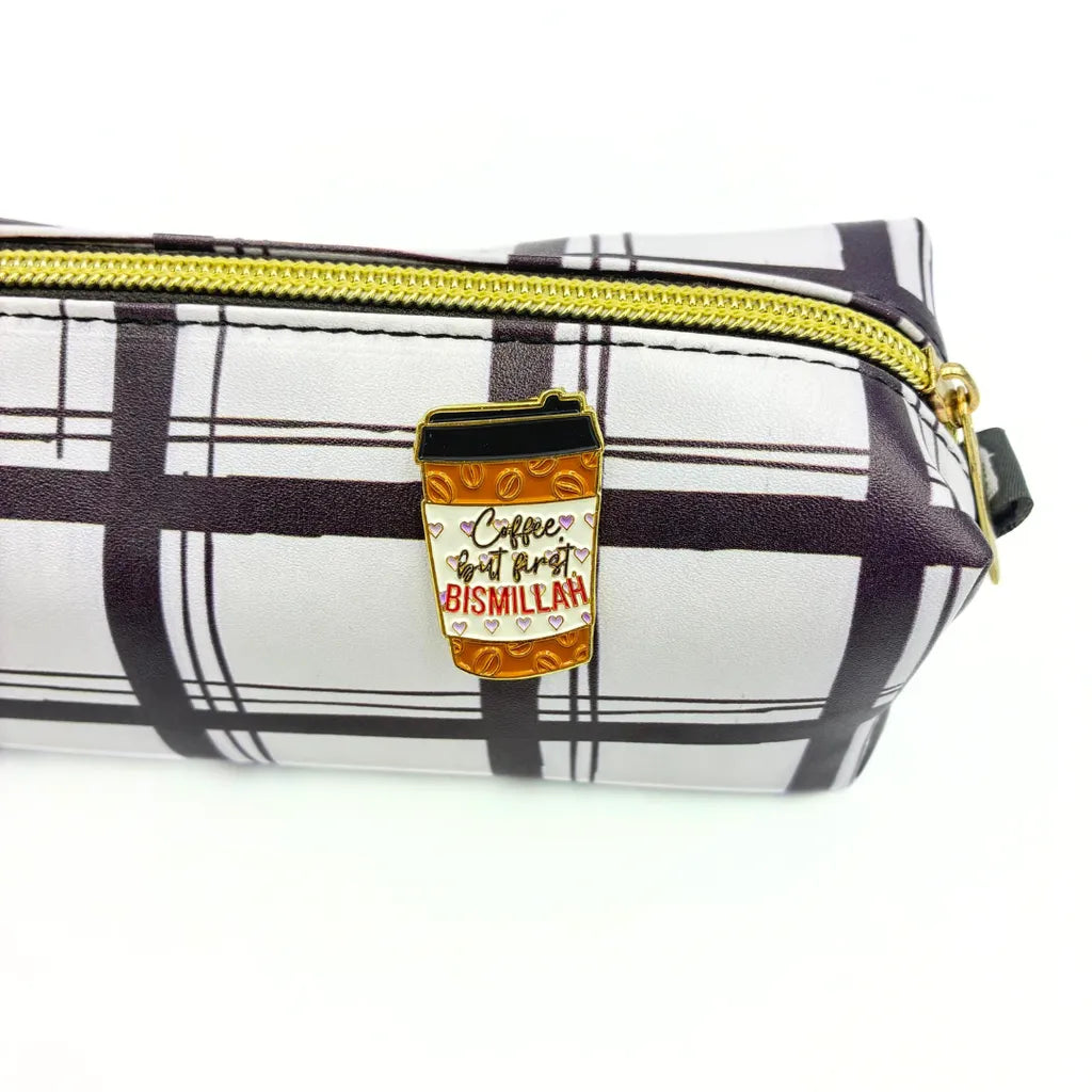 Coffee, But First, Bismillah - Enamel Pin