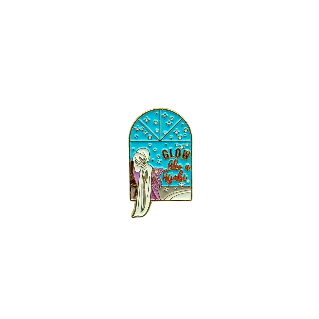 Glow Like a Hijabi - Enamel Pin