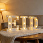 Eid Letter Lights - White