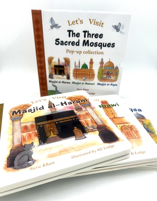 Let's Visit the Three Sacred Mosques Box Set - 3 Book Pop-Up Collection - Anafiya Gifts