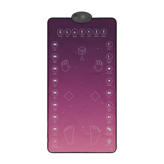 My Salah Mat - Interactive Prayer Mat - Adult Version - Rahma Pink Version