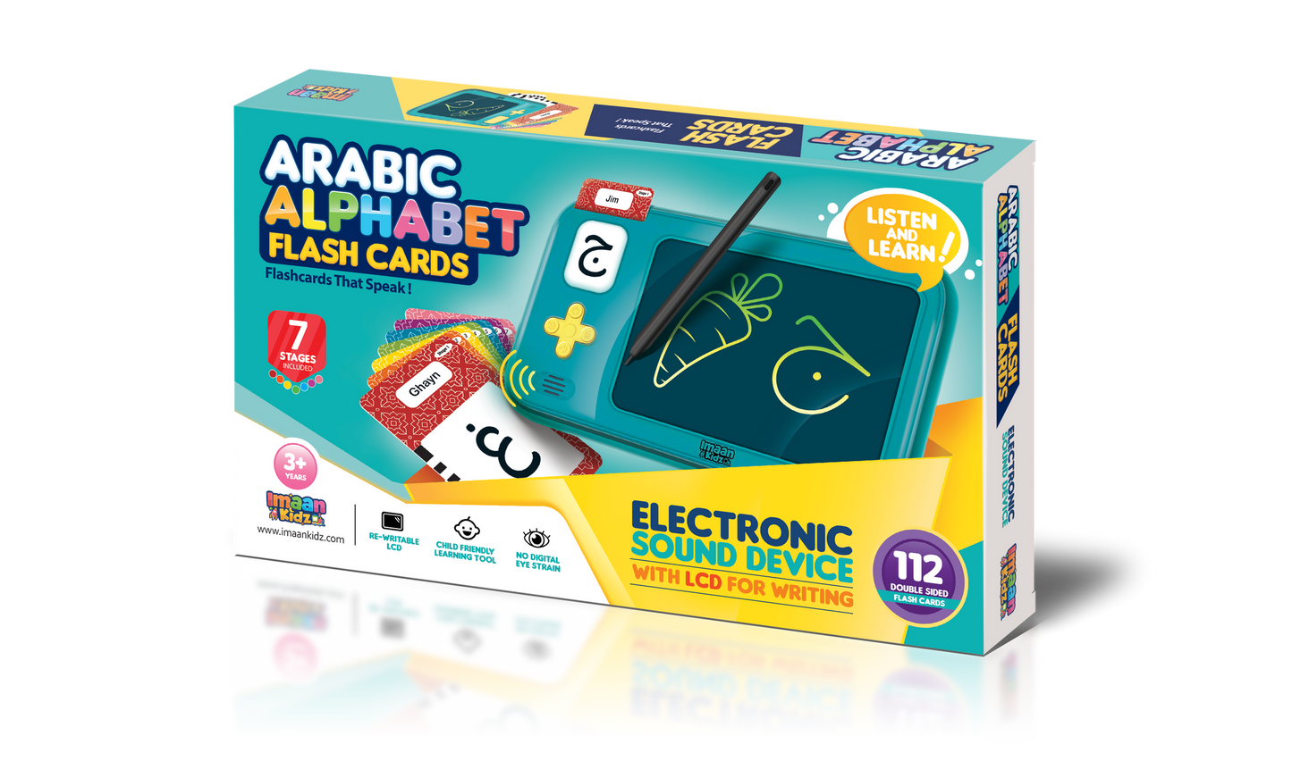 Arabic Alphabet Talking Flashcards (With LCD Screen) - Anafiya Gifts