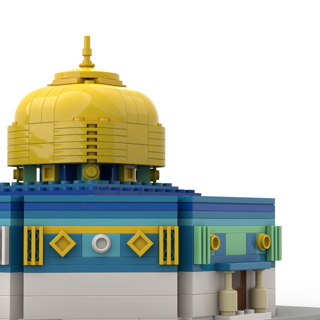 As-Sakhra - Islamic Building Blocks Set of the Dome of the Rock - 302 Pcs
