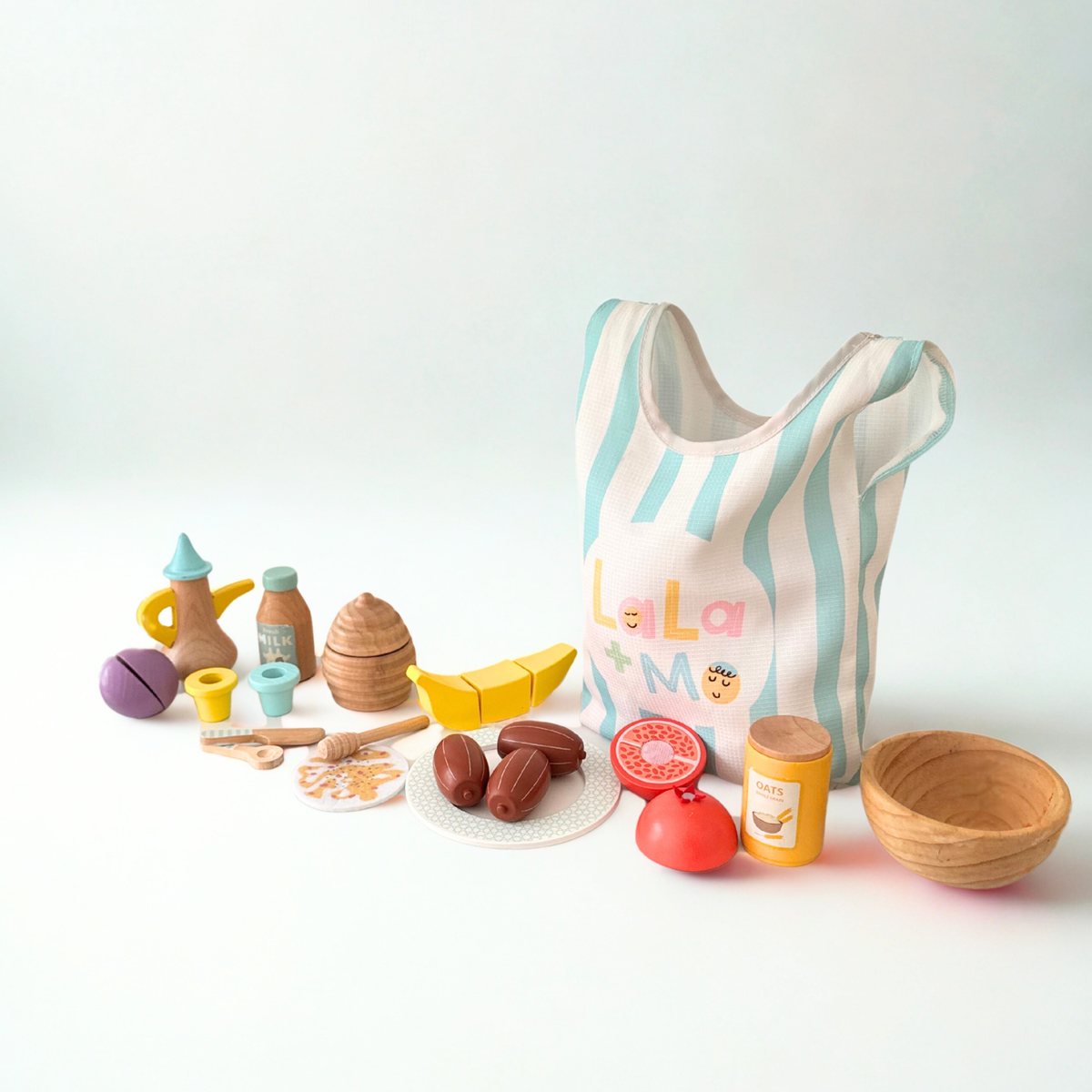 Eat the Sunnah Play Food Set with Shopping Bag - Anafiya Gifts