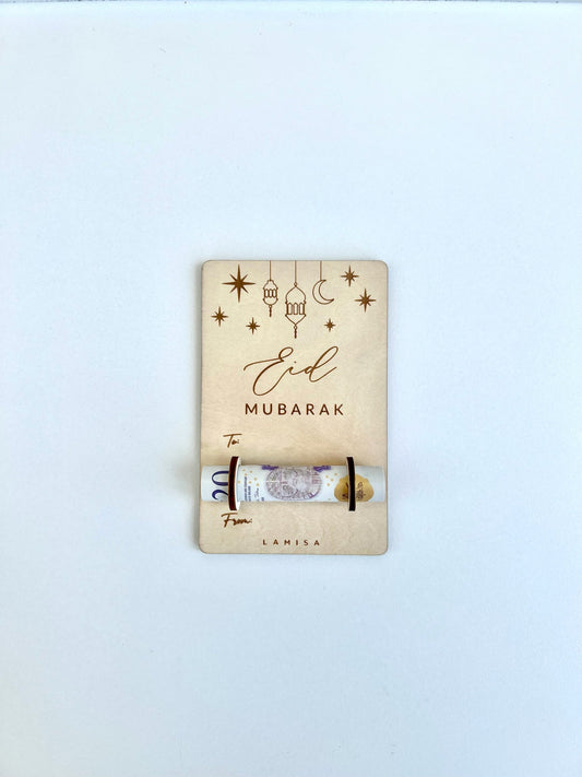 Eid Money Holder/Fridge Magnet - Lanterns & Stars