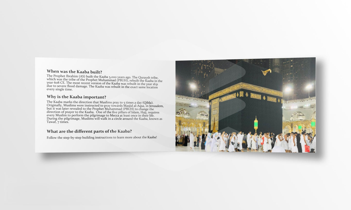 Kaaba - Islamic Building Blocks Set of the Holy Kaaba - 302 Pcs