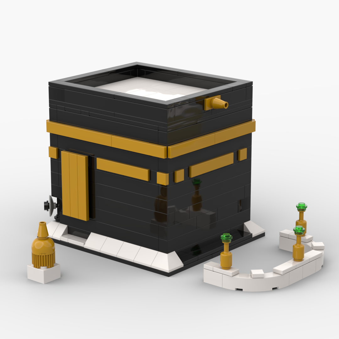 Kaaba - Islamic Building Blocks Set of the Holy Kaaba - 302 Pcs